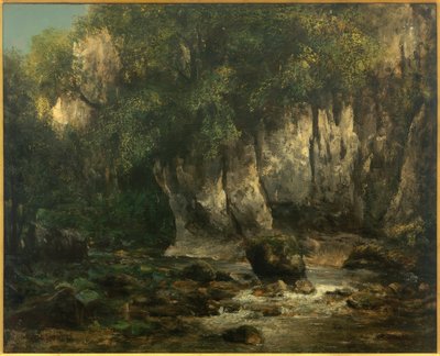 Le Ruisseau du Puits-Noir - Gustave Courbet